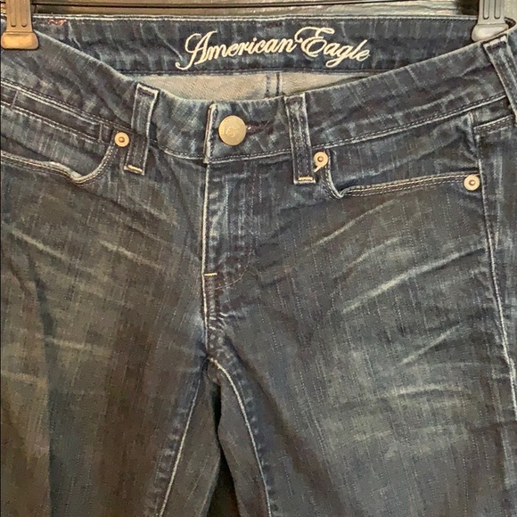 American Eagle Flare distresses Jeans 0 - Picture 3 of 5